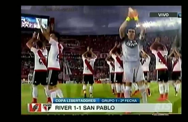 River Plate se enfrentó al poderoso Sao Paulo